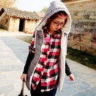 Ando Store - Zip-Back Hooded Padded Vest