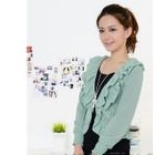 59th Street - Ruffle Chiffon Cardigan with Sash