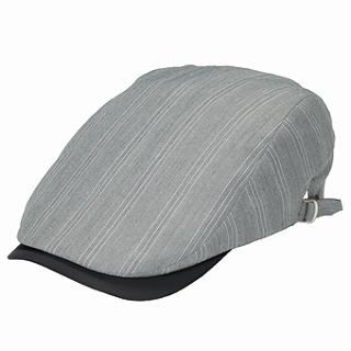 Pinstriped Flat Cap (Extra Large Size) Pinstriped Flat Cap (Extra Large Size)