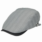 GRACE - Pinstriped Flat Cap (Extra Large Size)