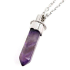 Bellini - Amethyst Crystal Point Pendant