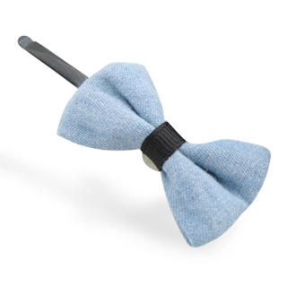 Little  Bow  Hair Pin-Light  Blue