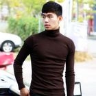BoynMen - Turtleneck Ribbed Top