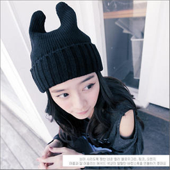 Clair Fashion - 動物貓耳朵造型毛線帽 Clair Fashion - 動物貓耳朵造型毛線帽