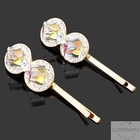 Cuteberry - Set of 2: Rhinestone Hair Pin