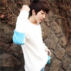ABOKI - Contrast-Trim Pullover