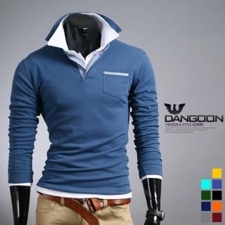 Long-Sleeve Polo-Shirt