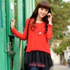 59 Seconds - Inset Top Tulle Hem Dress
