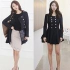 MOUL STYLE - Double-Breasted A-Line Coatdress