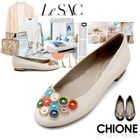 Chione - Faux-Leather Flats