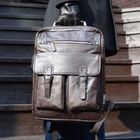 Belivus - Faux-Leather Backpack 