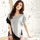 Tokyo Fashion - Inset Top Color-Block Top
