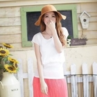 Kiwi Shop - Mock Two-Piece Cape Top Chiffon Top