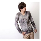 SeventyAge - Leopard Print Long-Sleeve T-Shirt