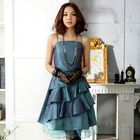 JK2 - Layered Tulle-Hem Party Dress