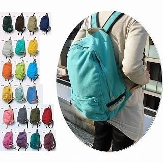 Stripe-Detail Canvas Backpack