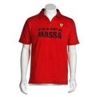 Act Gear - [Men] Ferrari Massa Stripe Polo Shirt
