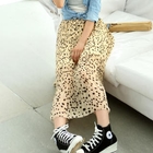 Tokyo Fashion - Dotted Pleated Chiffon Maxi Skirt