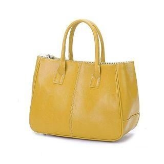 Stripe-Lining Satchel
