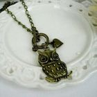 MyLittleThing - Copper Owel & Heart Necklace