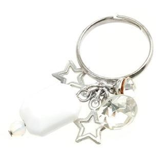 Sweetie Diamond Star Ring (White)
