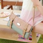 PG Beauty - Color-Block Buckled Shoulder Bag
