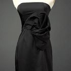 Moonbasa - Ruffle-Front Strapless Cocktail Dress