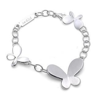 Bling Bling 925 Silver Butterfly Bracelet