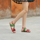 Grace Candy - Sequined Cherry-Detail Sandals
