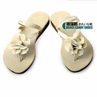 Grace Candy - Corsage-Accent Thong Sandals