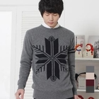 SEOBEAN - Snowflake Print Sweater