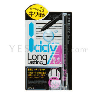 Linequeen 1 Day Long Lasting Liquid Eyeliner - Soft Line (Strong Black)