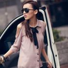 PUFFY - Cut Away-Shoulder Blouse