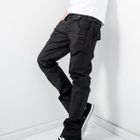 Free Shop - Buttoned Straight-Leg Pants