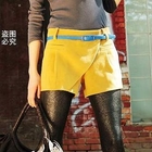 Ando Store - Pleated Wrap-Front Shorts
