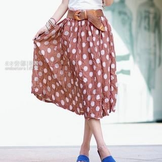Polka-Dot Midi Skirt Polka-Dot Midi Skirt