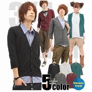 3/4-Sleeve Cardigan 3/4-Sleeve Cardigan