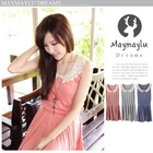 Maymaylu Dreams - Crochet-Neckline Sleeveless Dress