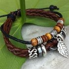 MURATI - Leaf-Accent Braided Bracelet
