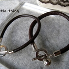 MyLittleThing - Couples Favorite Set-Leather Bracelet(Dark Brown)