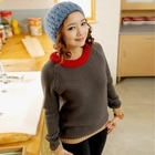 Jean Stone - Wool Blend Knit Sweater