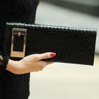 SOHO Central - Snake-Skin Buckled Clutch