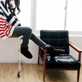 Faux Fur-Lined Ankle Snow Boots Faux Fur-Lined Ankle Snow Boots