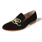 Purplow - Embroidered Slip-Ons