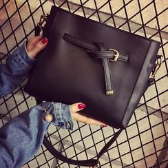 Shinian - Faux Leather Shoulder Bag Shinian - Faux Leather Shoulder Bag