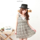 ZOO - Sleeveless Wrap-Front Print Tunic