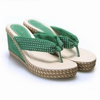 Smoothie - Rhinestone Thong Sandals
