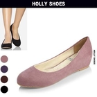 Holly Shoes - Faux-Suede Pumps