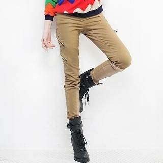 Zip-Accent Skinny Pants Zip-Accent Skinny Pants