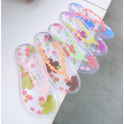 59 Seconds - Sakura Print Jelly Flip-Flops 59 Seconds - Sakura Print Jelly Flip-Flops